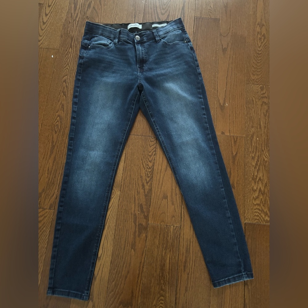 Angels Forever Young Curvy Skinny Jean Size 10 Dark Wash Indigo 360 Sculpting